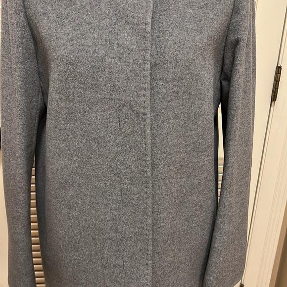 Cinzia Rocca Icons Medium Weight Wool & Cashmere-Blend Coat in Gray, Size 8, NWT - Picture 7 of 17